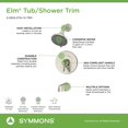 thumbnail image 3 of Elm Single Handle 5-Spray Tub and Shower Faucet Trim in Satin Nickel - 1.5 GPM (Valve Not Included), 3 of 4