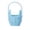 Blue, variant on Woven Easter Bunny Basket - 8.26"" Light Blue Rattan Easter Basket with Bunny Ears, Multi-Functional Storage Basket for Easter Decor and Easter Gifts, Blue