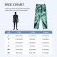 thumbnail image 4 of Fotbe Teal Cactus Pantalones de Pijama para Hombre, Pantalones de Dormir, Pantalones de Casa con Cintura Ajustable y Bolsillos-3X-Large, 4 of 6