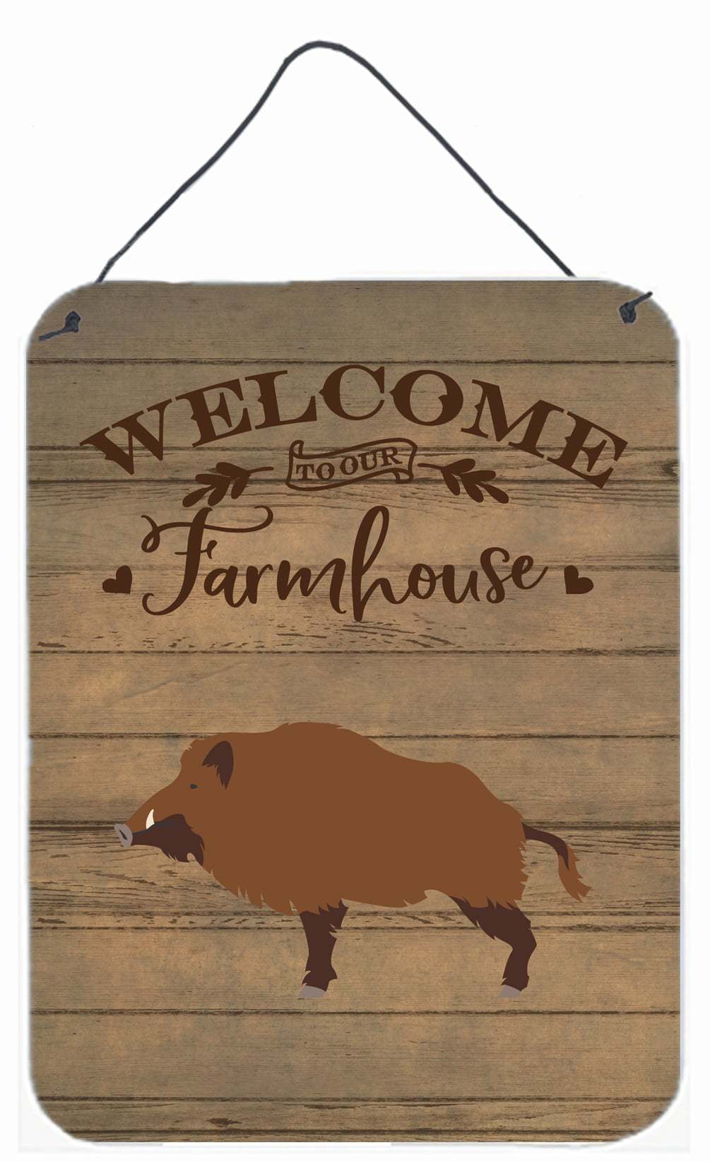 pig in mud welcome to our farm farmhouse Printable door hanger template