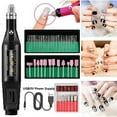 thumbnail image 4 of 48pc Electric Nail Drill, Portable Nail Drills for Acrylic Nails, Toenail Sander for Thick Nails File Kit, Acrylic Nail Kit Set Professional with Everything,Blue, 4 of 6