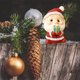 thumbnail image 5 of Presente navideño de resina para las fiestas, decoraciones navideñas de mesa de invierno para interiores y exhibiciones o alféizares de ventanas, 5 of 5
