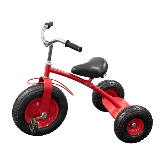 Gener8 Red Deluxe Tricycle with Adjustable Seat and Rubber Tires for Ages 3 to 7