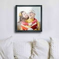 thumbnail image 2 of 23x23 Frame Black Real Wood Picture Frame Width 0.75 inches | Interior Frame Depth 0.5 inches |, 2 of 8