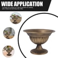 thumbnail image 4 of Shisuyan Garden Urn Planter Flowerpot Iron Coffee 1Set 6.3X6.3X4.5In, 4 of 8