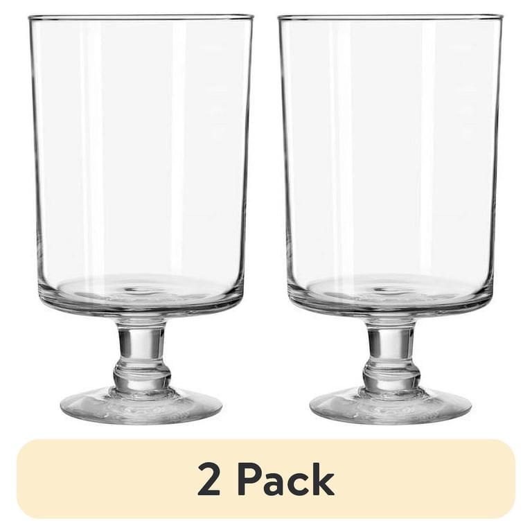 Libbey Classic Harbor Clear Glass Pillar Candle Holder, 11 in photo 1