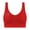 Red, variant on Women's Wirefree Sports Bras Love Patterns Seamless Breathable Racerback Lingerie Bras Patterns Full Coverage Supportive Workout Bralettes White XXXL