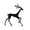 B, variant on Chanana Modern Christmas Decor Neutral Christmas Reindeer Decor Resin Deer Statues Figurines Elk Statues for Neutral Modern Living Room Bedroom Office Bookshelf Desk Ornaments
