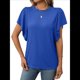 thumbnail image 1 of Camisas Formales Informales de Negocios para Mujer, Camisas de Verano, Mangas , Cuello Redondo, Mangas de Hoja de , Trajes 2025 Azul L, 1 of 9