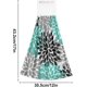thumbnail image 3 of Turquoise Dahlia Flower Hanging Kitchen Towels 2 Pieces Dish Cloth Tie Towels Gift, 3 of 5