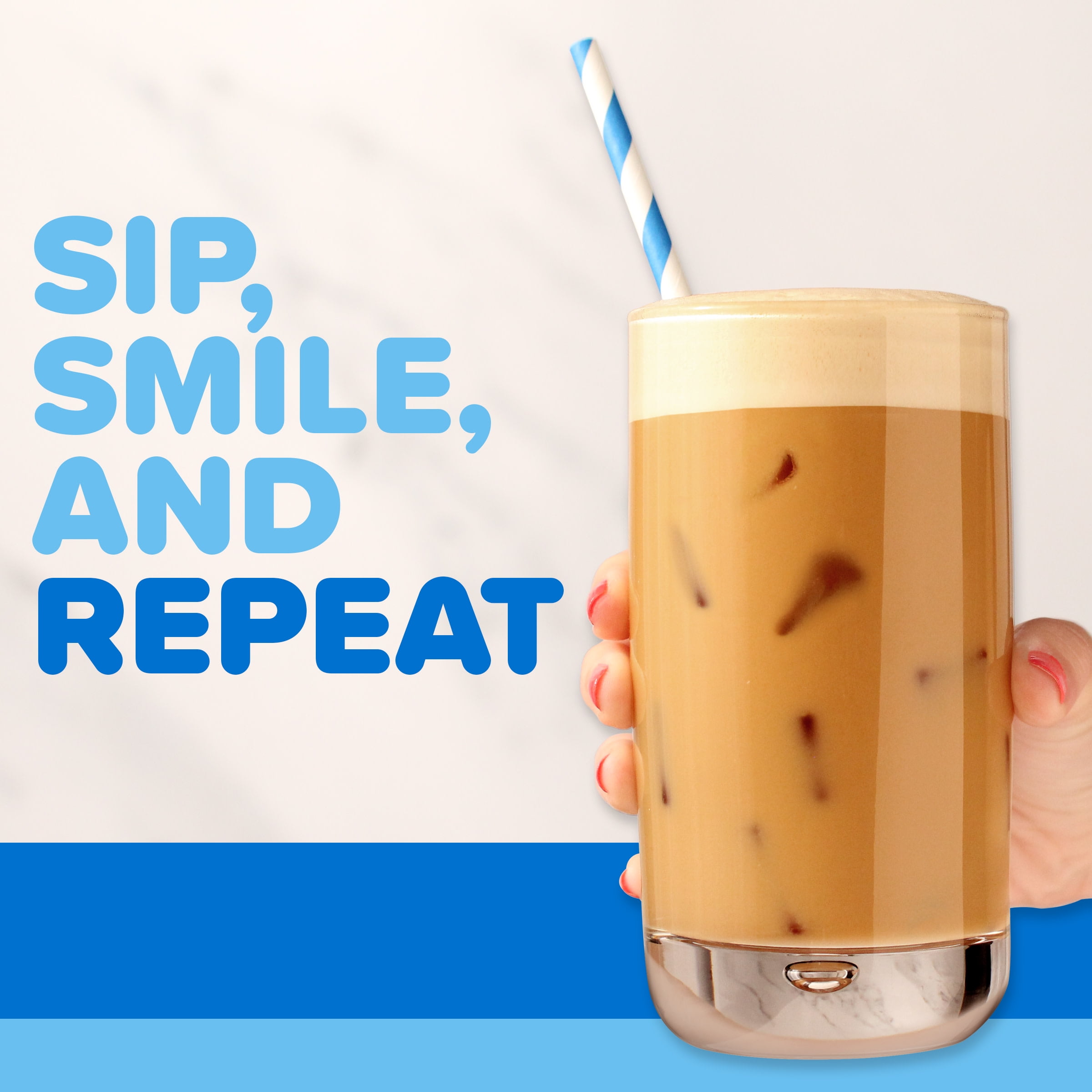 IHOP Pumpkin Spice Iced Latte with Cold Foam Instant Coffee Beverage Mix,  5.82 oz, 6 Packets