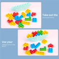 thumbnail image 3 of Juego De Equilibrio De Bloques De Colores, Juguete De Equilibrio De Bloques De Rompecabezas, Juego De Equilibrio, Juguete Educativo, Juego De Bloques De Arcoíris 3D Para Niños De 4 A 6 Años Minnieouse FN002801-00, 3 of 6