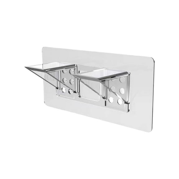 hulanddfd Adhesive Shelf Bracket, No-Drill Wall Mount Pegs Punch Free Reinforced Structure Shelf Support Pegs for Shelves Kitchen Cabinet Book Closet