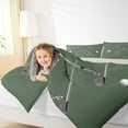 thumbnail image 5 of Homewish Kids Sport Game Full Size Comforter Sets,Golf Ball Bedding Comforter Set,Green White Bedding Sets For Kids Boy,Microfiber Bedroom Decor Reversible,3-Piece, 5 of 9