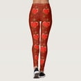 thumbnail image 3 of Gibobby Leggings térmicos para mujer Pantalones con estampado de amor personalizados para mujer, mallas personalizadas para mallas para correr(Q,G), 3 of 5