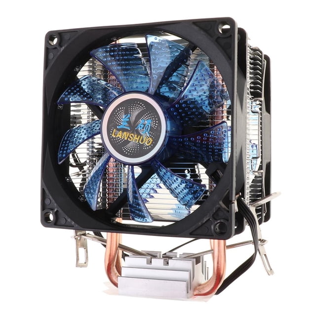 Ventilador de CPU Silencioso Soledad Refrigerador de CPU Doble Torre Azul