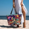 thumbnail image 5 of Lsque Mario Beach Travel Bag - Water-Resistant, Large Capacity Lightweight Tote with 7 Pockets for Women and Men - Perfect for Beach, Pool, Gym, and Travel, 5 of 6