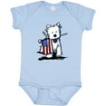 thumbnail image 3 of Inktastic US Flag Westie Boys or Girls Baby Bodysuit, 3 of 5