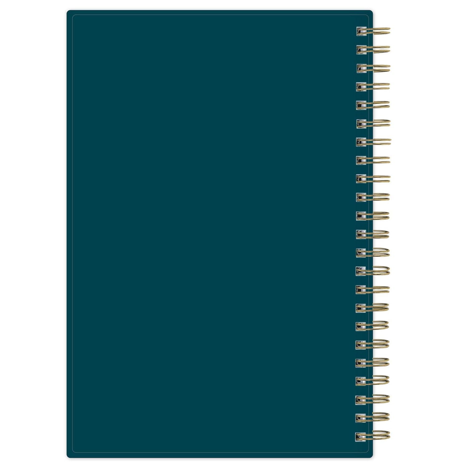 2025 Weekly Monthly Planner, 5 x 8, Blue Sky, Solid Peacock, 5x8 Weekly/Monthly Planner