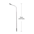 thumbnail image 2 of Model Railway LED Lamppost Lamps White 1/75 Scale 15cm 5.91inch 3V 2Pack, 2 of 6