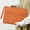 Orange, variant on Waterproof Leather Document Holder File Folder Bag Pouch Envelope Case With Removable Shoulder Strap Orange A4 Size Letter Portfolio Office Use Orange