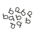 thumbnail image 4 of 2x 10x Hebillas de Grillete de Cadena BLESIY Aro de Metal Bloqueo Anillos D Abrazadera de Carga, 4 of 8