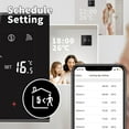 thumbnail image 6 of THONZER Smart Thermostat Save Energy 16A Underfloor Heating Temperature Controller WiFi Voice App Connect Compatible Amazon Alexa, Google Assistant (Black for Electric Heating), 6 of 10