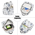 thumbnail image 5 of FORMRS Mini Backpack Purse for Women Travel Daypack Casual Shoulder Bag, Cute Snowmen, 5 of 7