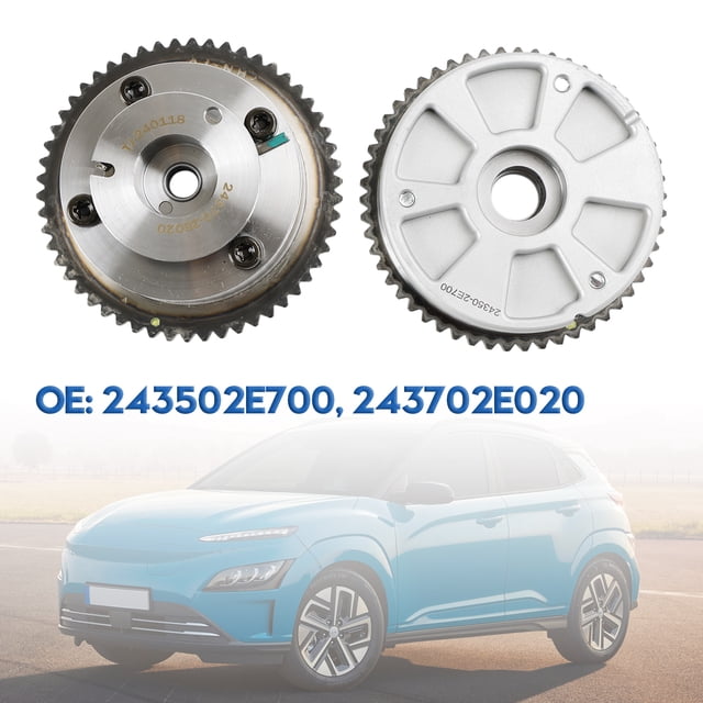 Piñón de engranaje de árbol de levas CVVT de escape y admisión de motor para Kona 2.0L 2017-2020