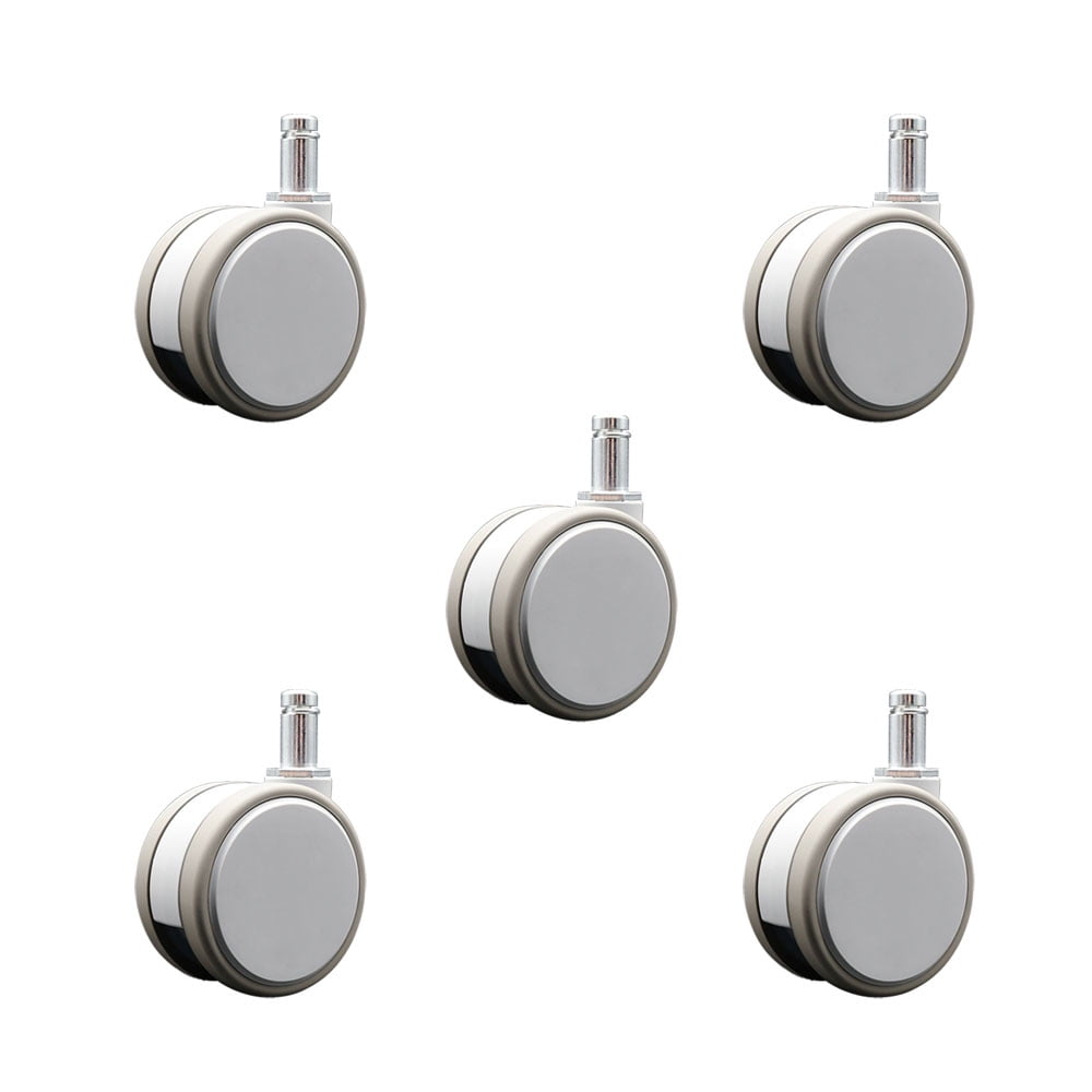 3 Inch MRI Safe Swivel Casters Quiet NonMarking Gray Thermoplastic