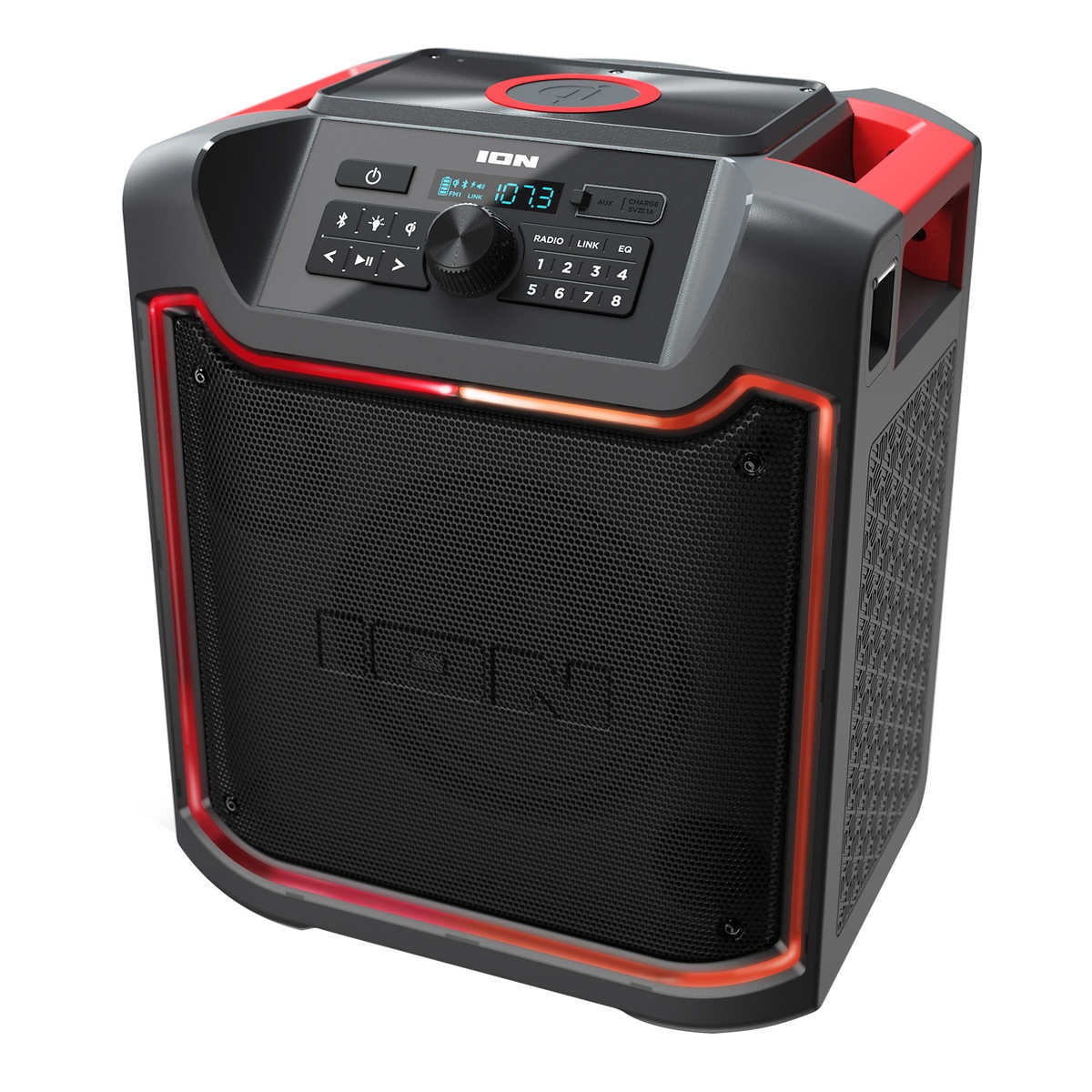 ION Pathfinder 4 Bluetooth Portable Speaker with Wireless Qi Charging