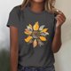 thumbnail image 2 of Tops Cortos para las Mujeres Blusas Impresas Manga Corta Cuello Redondo, Tops de Blusa para las Mujeres Primavera Verano Casual, 2 of 4
