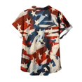 thumbnail image 4 of Fiudx Ofertas Flash Del Día Blusas de Manga Corta Estampadas con Flores y Plantas Cómodas Informales Regulares para Mujer a La Moda, 4 of 5