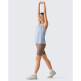 thumbnail image 6 of G4Free Lyocell Side Slits Women's Workout Tank Tops Soft Loose Fit High Neck Athletic Tanks Stretch Gym Running Top, 6 of 8