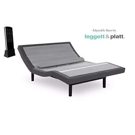 Prodigy Comfort Elite Adjustable Bed Base with Lumbar Support, Black Finish, Queen
