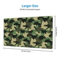 thumbnail image 3 of Balery Camouflage Dinosaur Mouse Pad ,15.8x29.5 In Large Gaming Mouse Pad Desk Mat Long Non-Slip Rubber Stitched Edges,Waterproof Mousepad Desk Mat For Gamer Office Home, 3 of 9