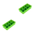 thumbnail image 1 of Molde de silicona para cubitos de hielo Bearachild de 8 rejillas color Rojo y Verde, 1 of 6