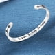 thumbnail image 3 of Pulsera con frase grabada en acero de titanio, brazalete de acero inoxidable para cumpleaños, graduaciones y amistad, 3 of 7