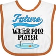 thumbnail image 3 of Inktastic Future Water Polo Player Boys Baby Bib, 3 of 4