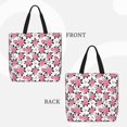 thumbnail image 2 of Fotbe Rose Flowers Bolsa Tote con Estampado para Mujer, Bolsos con Cremallera, Bolsa de Hombro Casual de Gran Capacidad con Bolsillos Internos, 2 of 7