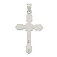 thumbnail image 3 of Auriga 925 Sterling Silver Antiqued Budded Cross Pendant for Women(L- 41.47mm, W- 25.1mm), 3 of 6
