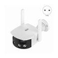 thumbnail image 4 of Cámara IP PTZ de 8 MP con WiFi, visión nocturna a color, ángulo amplio de 180 grados, cámaras de vigilancia para exteriores con WiFi, 4 MP, CCT, como se muestra, como se muestra, 4 of 5
