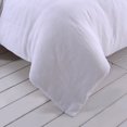 thumbnail image 2 of 100% Linen Stone Washed 3pcs Basic Style Solid Duvet Cover Set(Full,White), 2 of 5