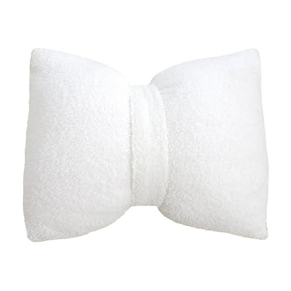 Eoozwa Bowknot Throw Pillows Bow Decorative Pillow Aesthetic Home Decor Knot Plush Pillows Soft Seat Cushions Cute Throw Pillow for Couch Bow Room Decor 16x12 Inches