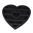 thumbnail image 1 of Wooden Floating Shelf, Mechanical Engraving Wooden  Display Shelf Heart Shape  For Restaurant For Living Room, 1 of 8