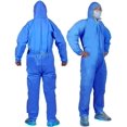 thumbnail image 1 of Chdz Overol de protección desechable Traje de materiales peligrosos, Overoles de pintores de servicio pesado Trajes de materiales peligrosos Blue-SMS material XXXL Kuyhfg Bienvenido a Kuyhfg, 1 of 4