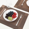 thumbnail image 4 of HEVIRGO 1PC Rectangle Tapis de Table Résistant aux Rayures Napperon Résistant à la Chaleur Sous-Verres de Table à Manger Coussin de Protection Approprié pour les Décorations de Table à Manger, 4 of 7