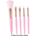 thumbnail image 5 of Juego de brochas de maquillaje portátil de 5 uds, brocha para base de sombra de ojos de nailon suave (azul) Ygjytge Cuidado Belleza, 5 of 5
