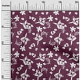 thumbnail image 1 of oneOone Cotton Poplin Purple Fabric Florals Sewing Craft Projects Fabric Prints By Yard 42 Inch Wide, 1 of 4