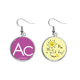 thumbnail image 1 of Quimica elementos actínidos período mesa actinio AC Pendiente Sol Flor Pendiente Joyas Moda Unbranded M, 1 of 3